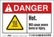 Safety Sign 3 1/2 inx5 in Vinyl