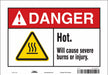 Safety Sign 7 in x 10 in Vinyl