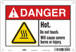 Safety Sign 7 in x 10 in Polyethylene