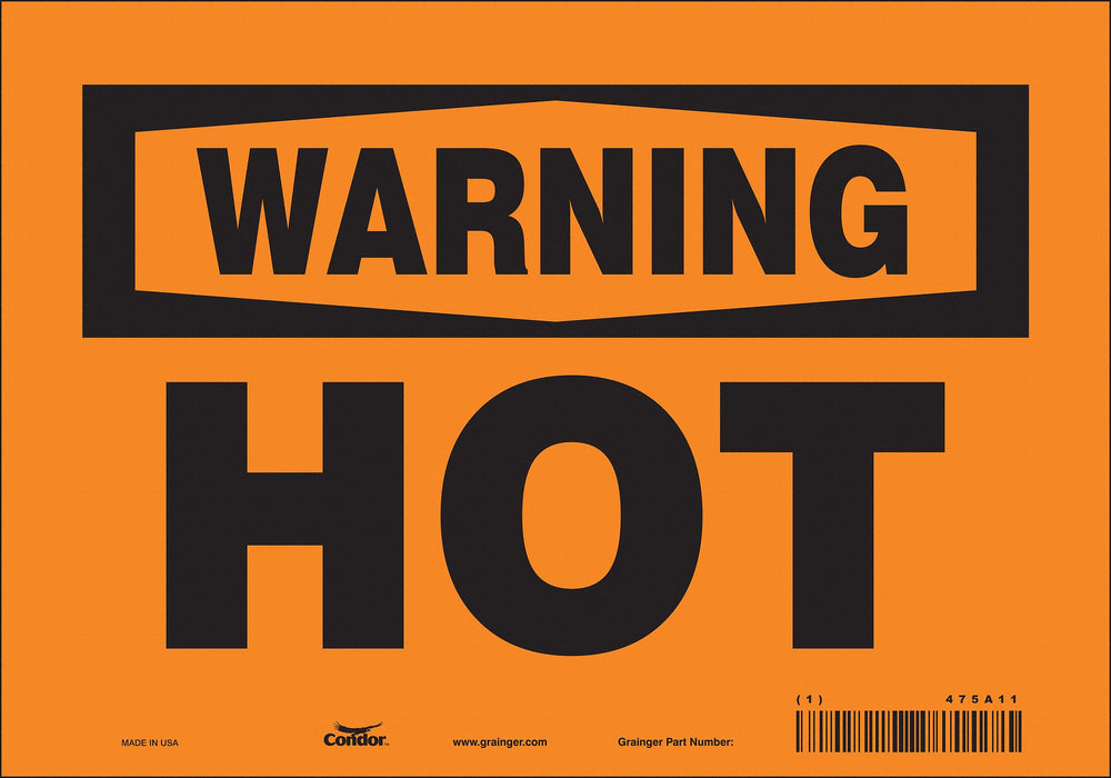 Safety Sign 7 inx10 in Vinyl