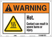 Safety Sign 10 inx14 in Polyethylene