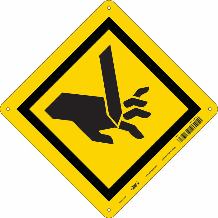 Safety Sign 10 in x 14 in Aluminum