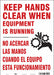Safety Sign 14 in x 10 in Vinyl