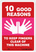 Safety Sign 10 inx7 in Aluminum