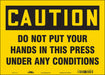 Safety Sign 10 inx14 in Vinyl