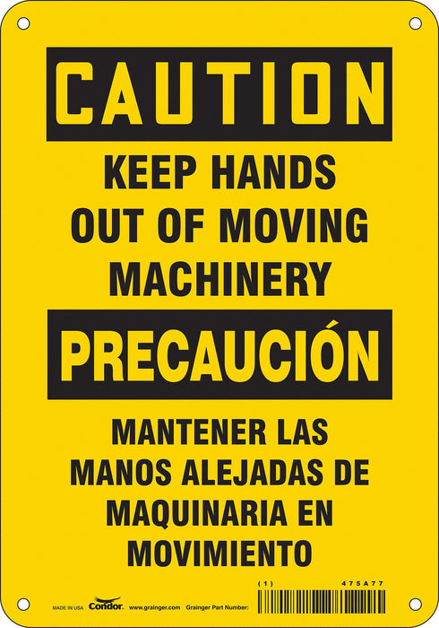 Safety Sign 10 inx7 in Aluminum
