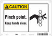 Safety Sign 7 inx10 in Polyethylene