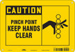 Safety Sign 7 inx10 in Polyethylene
