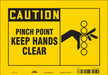 Safety Sign 7 inx10 in Vinyl