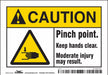 Safety Sign 3 1/2 inx5 in Vinyl