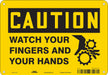 Safety Sign 7 inx10 in Polyethylene