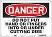 Safety Sign 10 in x 14 in Aluminum
