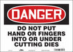 Safety Sign 10 in x 14 in Vinyl