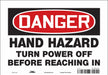 Safety Sign 7 in x 10 in Vinyl