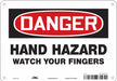 Safety Sign 7 inx10 in Polyethylene