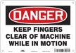 Safety Sign 7 inx10 in Polyethylene