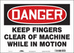 Safety Sign 10 inx14 in Vinyl