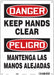 Safety Sign 14 in x 10 in Polyethylene