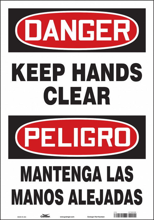 Safety Sign 20 inx14 in Vinyl