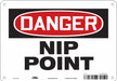 Safety Sign 7 in x 10 in Aluminum