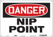 Safety Sign 10 in x 14 in Polyethylene