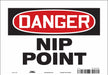 Safety Sign 7 inx10 in Vinyl