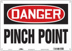 Safety Sign 10 inx14 in Polyethylene