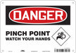 J6942 Safety Sign 7 inx10 in Polyethylene