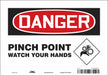 J6942 Safety Sign 7 inx10 in Vinyl