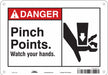 Safety Sign 7 in x 10 in Aluminum