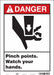 Safety Sign 14 in x 10 in Vinyl