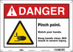 Safety Sign 10 inx14 in Aluminum
