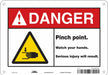 Safety Sign 7 in x 10 in Aluminum