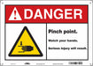 Safety Sign 10 in x 14 in Aluminum