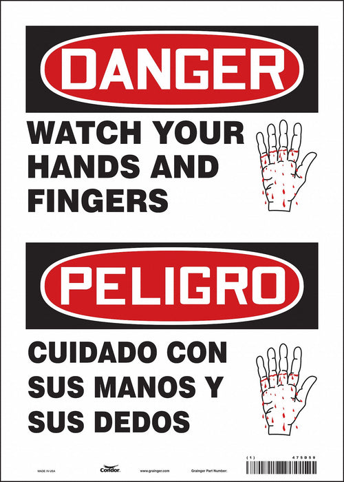 Safety Sign 14 inx10 in Vinyl