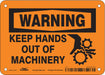 Safety Sign 5 inx7 in Polyethylene