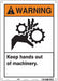 Safety Sign 14 in x 10 in Polyethylene