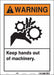 Safety Sign 14 in x 10 in Vinyl