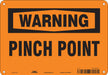 Safety Sign 7 in x 10 in Aluminum