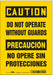 Safety Sign 10 in x 7 in Vinyl