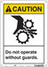 Safety Sign 14 in x 10 in Aluminum