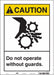 Safety Sign 14 in x 10 in Vinyl