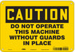 Safety Sign 7 in x 10 in Aluminum