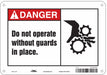 Safety Sign 7 in x 10 in Aluminum
