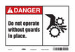 Safety Sign 7 in x 10 in Vinyl