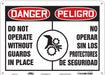 Safety Sign 10 inx14 in Aluminum