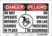 Safety Sign 7 inx10 in Vinyl