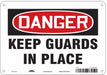 Safety Sign 7 in x 10 in Aluminum
