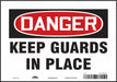 Safety Sign 7 in x 10 in Vinyl
