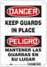 Safety Sign 10 in x 7 in Polyethylene